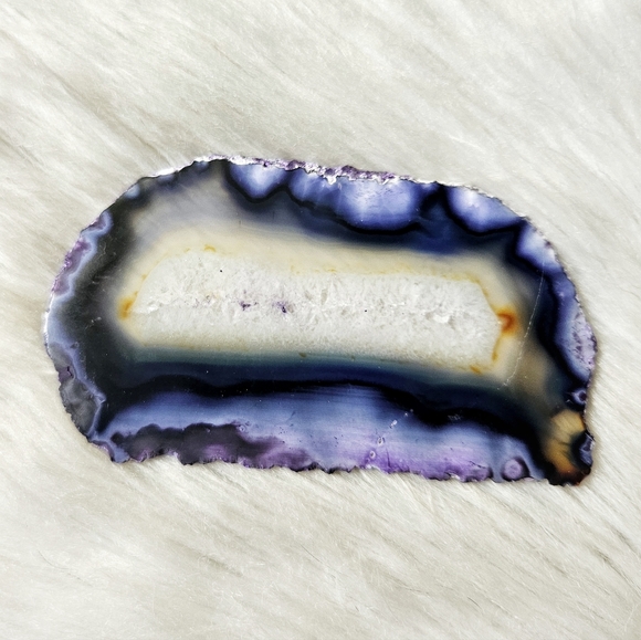 Druzy Agate Slice - Picture 2 of 3